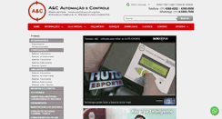 Desktop Screenshot of aecautomacao.com.br